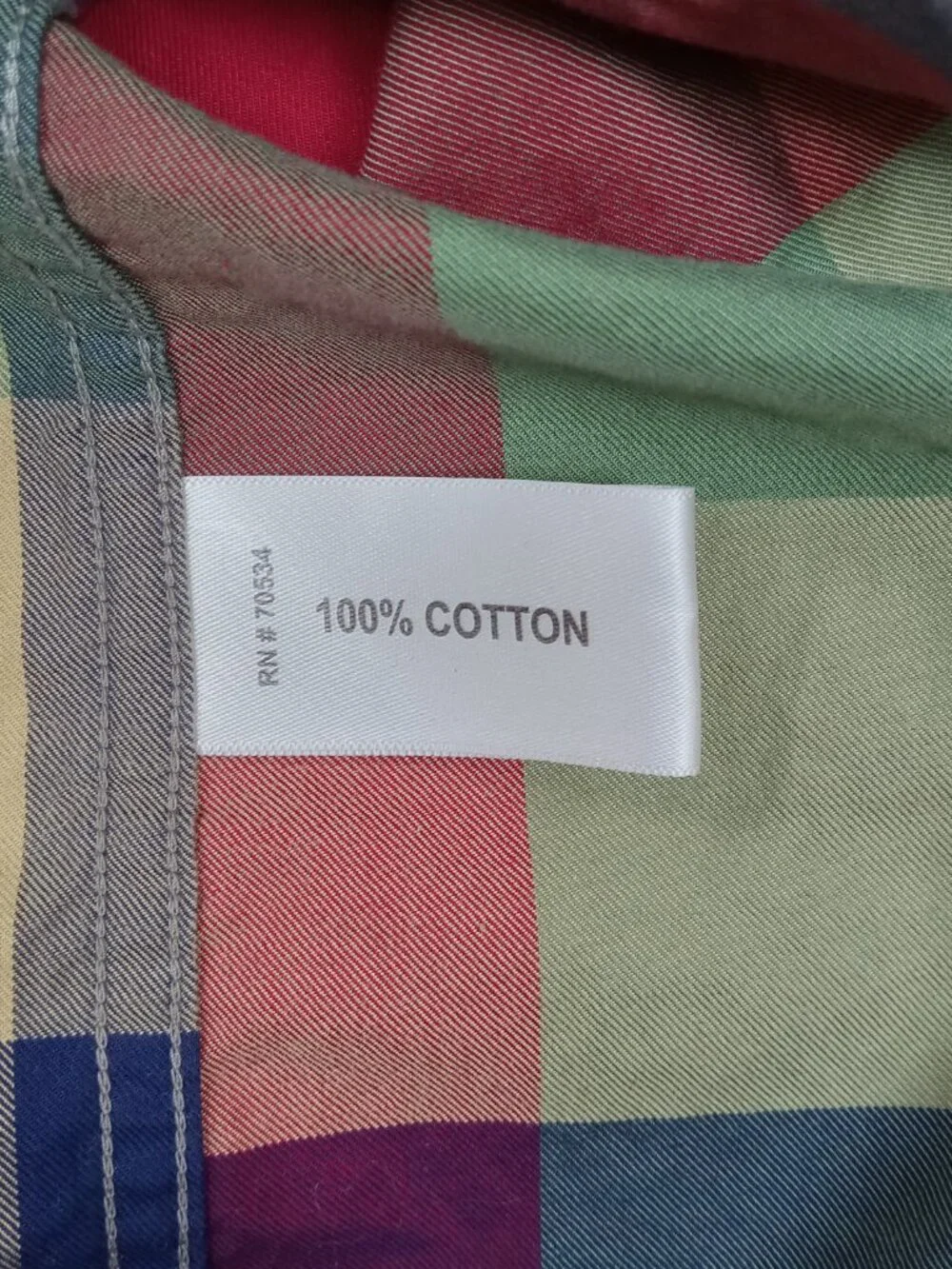 Orvis Mens Large Signature Twill Plaid Button Down Shirt Multicolor Long Sleeve